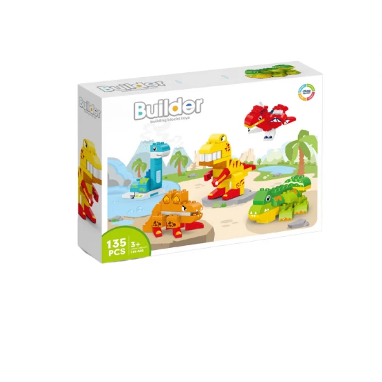 Joc de constructie STEAM - Dinozauri 135 piese Joc de constructie STEAM - Dinozauri 135 piese