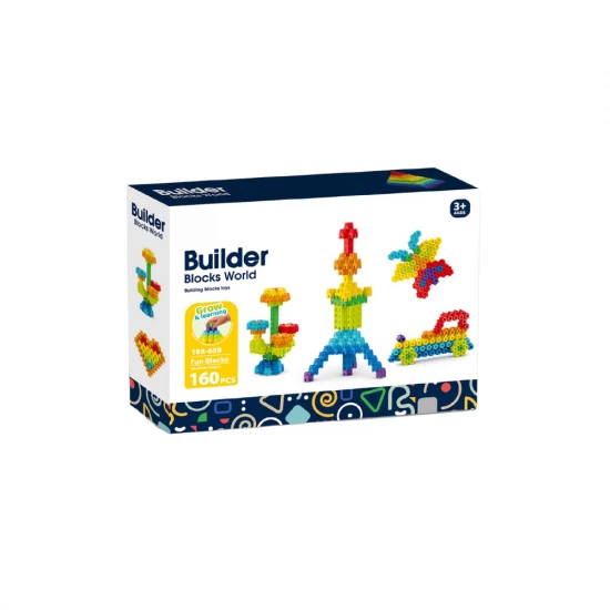 Set de constructie STEAM - Micutul constructor 160 piese