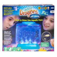 Set educativ STEM Aqua Dragons - Habitat Lumea subacvatica, acvariu Deluxe cu LED-uri