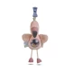 Jucarie zornaitoare din plus, agatatoare, design Jungle Party Flamingo Jucarie zornaitoare din plus, agatatoare, design Jungle Party Flamingo