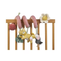 Jucarie zornaitoare din plus, spirala, design Sweet Fun, Hunter Pink