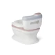 Olita de tip WC, muzicala, alb/rose