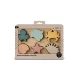 Puzzle din silicon alimentar cu baza din bambus Sea Life