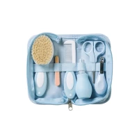 Trusa portabila de ingrijire a bebelusilor Saro Baby Blue