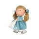 Papusa Nines D'Onil Mia cu parul blond, funde albastre, articulatii si miros de vanilie 30 cm Papusa Nines D'Onil Mia cu parul blond, funde albastre, articulatii si miros de vanilie 30 cm