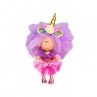 Papusa Nines D'Onil Mia Unicorn cu miros de vanilie 30 cm