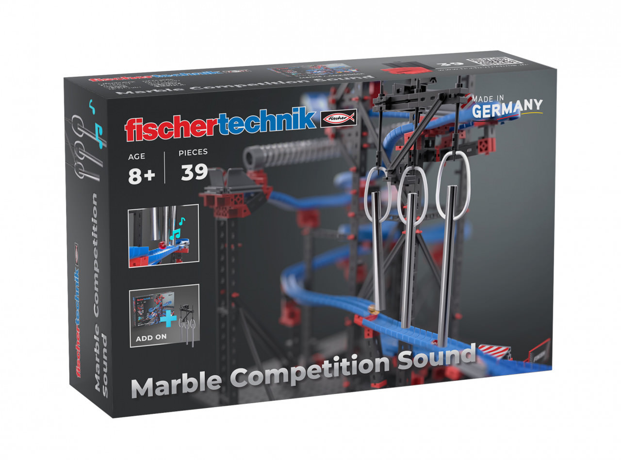 Fischertechnik Kit STEM Completare pentru Cursa cu bile metalice - Sunete